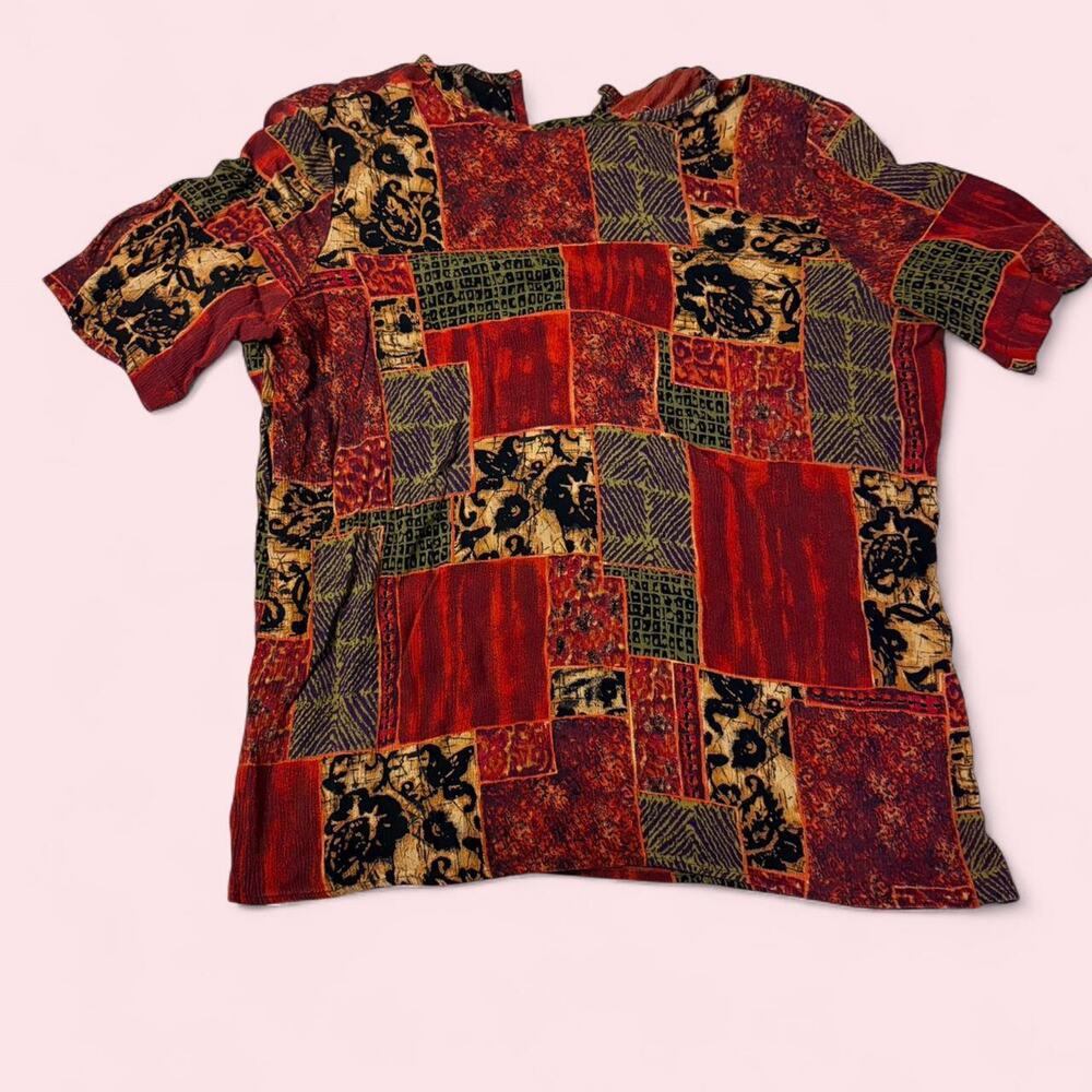 Vintage art teacher red shirt